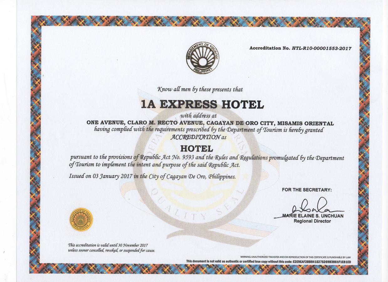 1A Express Hotel Cagayan de Oro Luaran gambar